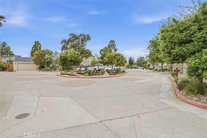 Entrance to the neighborhood with extra guest parking