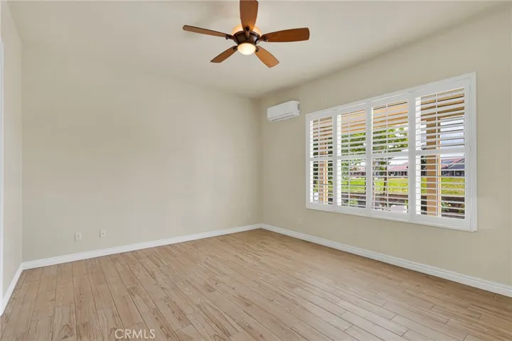Primary Bedroom with Mini Split Air Conditioner