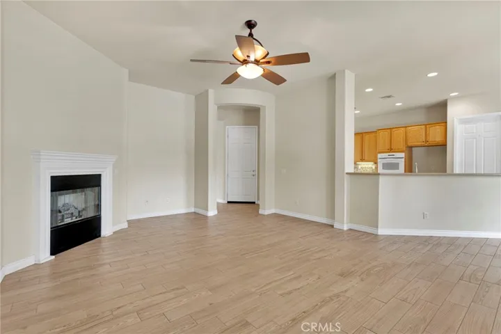 Living Area with Fireplace
