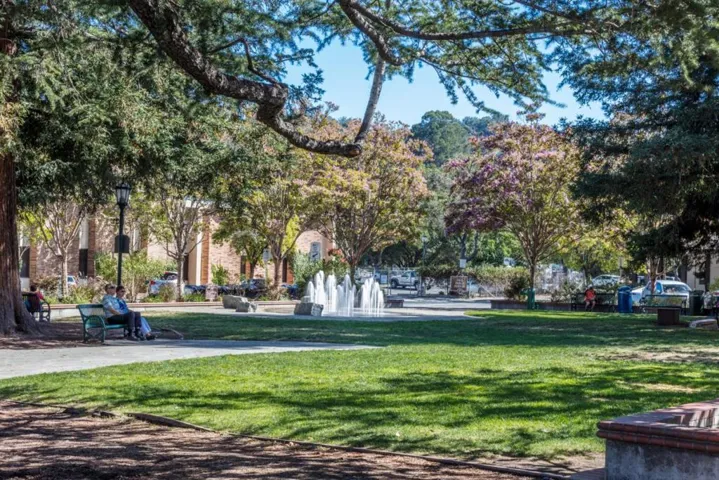 Downtown Los Gatos Plaza.