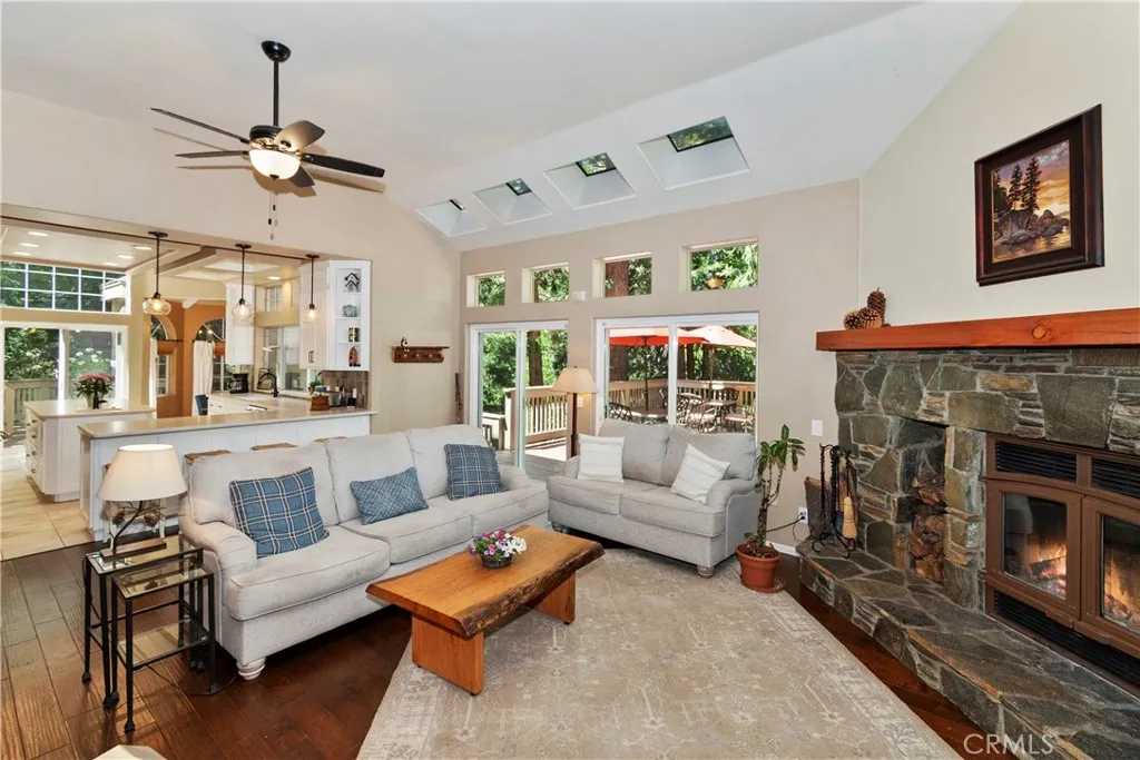 Great entertaining areas.