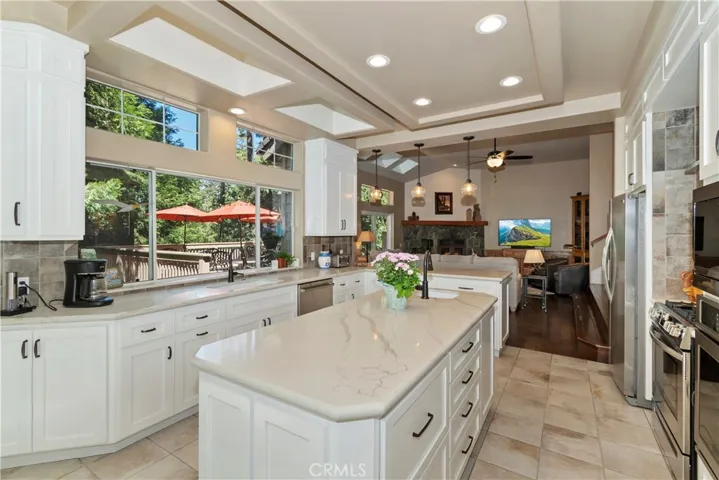 Chef's kitchen. Check out the storage!!