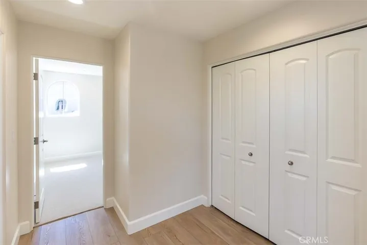 Upper level laundry area