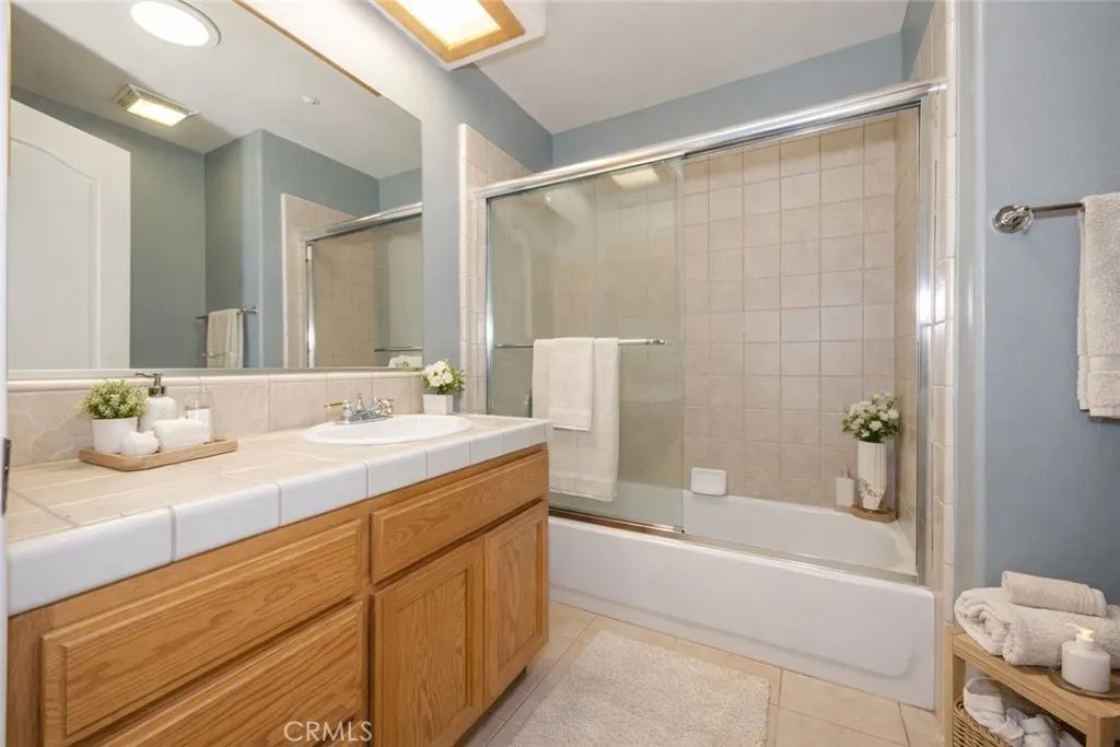 Hall Bath Virtually Staged