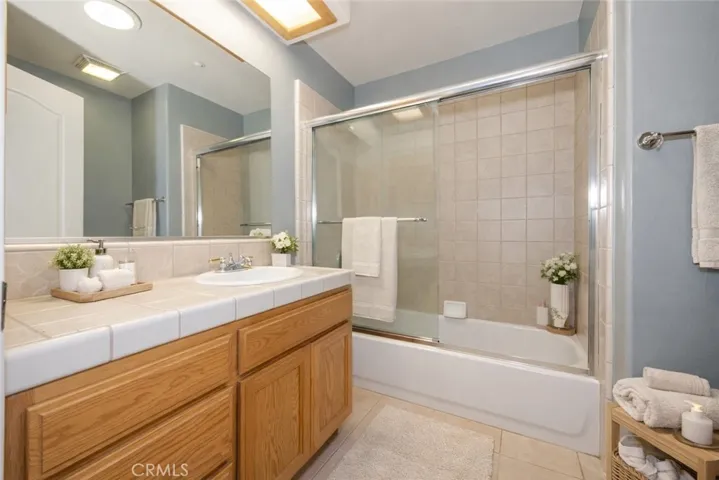 Hall Bath Virtually Staged