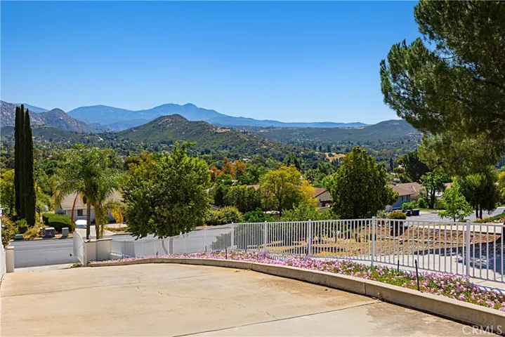 View looking down the driveway.