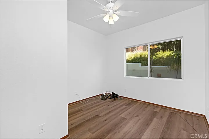 Downstairs bedroom great for bed or an office! Has closet.