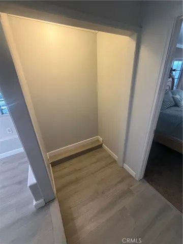 Space outide of downstairs bedroom.