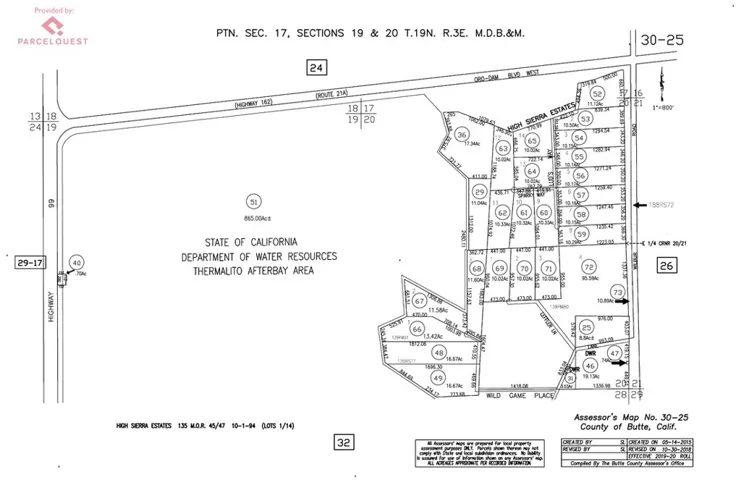Plat map