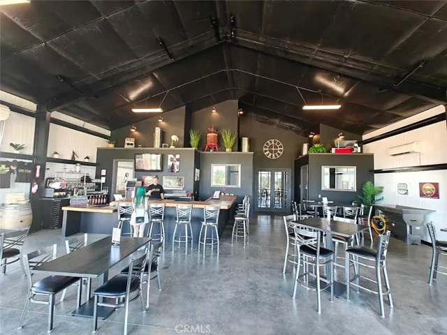 Interior of tasting room