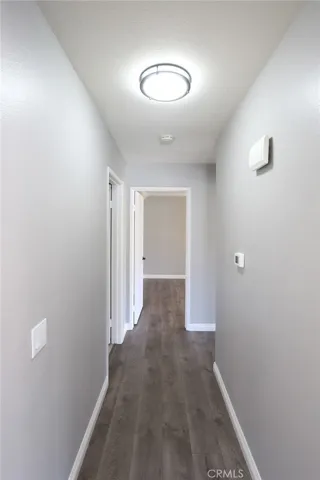 Brighly lit hallway