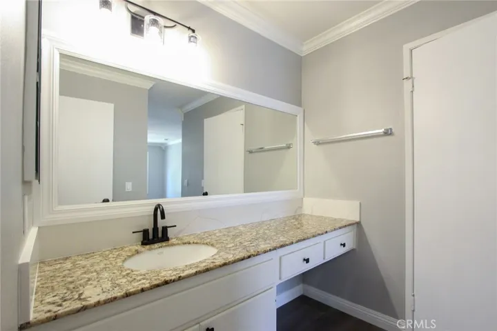 Partially updated vanity and hardware