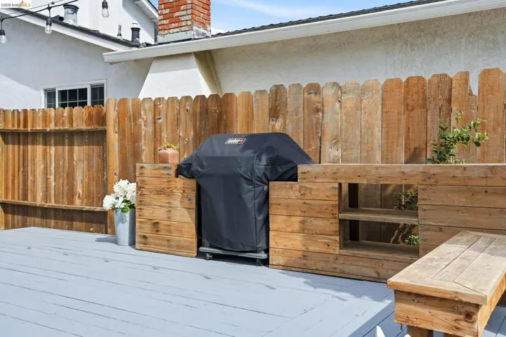 Deck with a grill