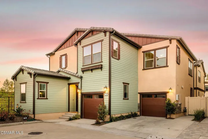 Front exterior twilight