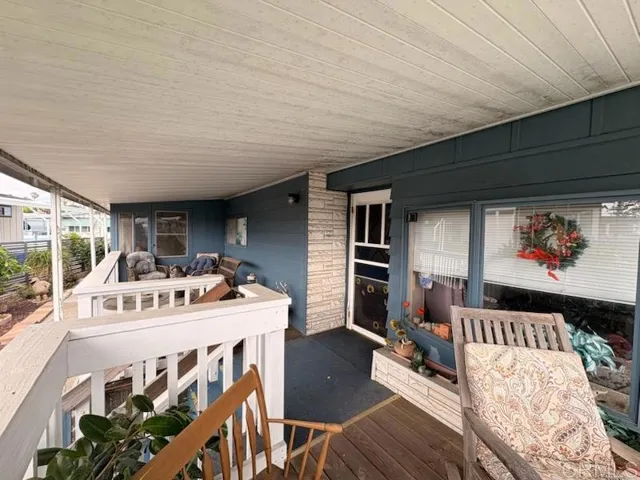 Extra large covered porch