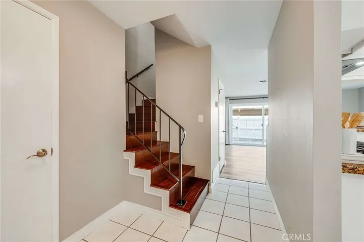 Entry to Kitchen/Family Room Downstairs, Staircase up to Bedrooms