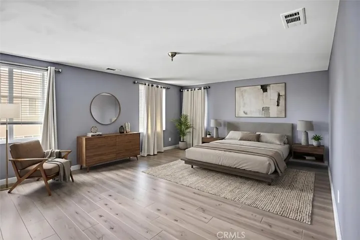 Master bedroom virtual staging