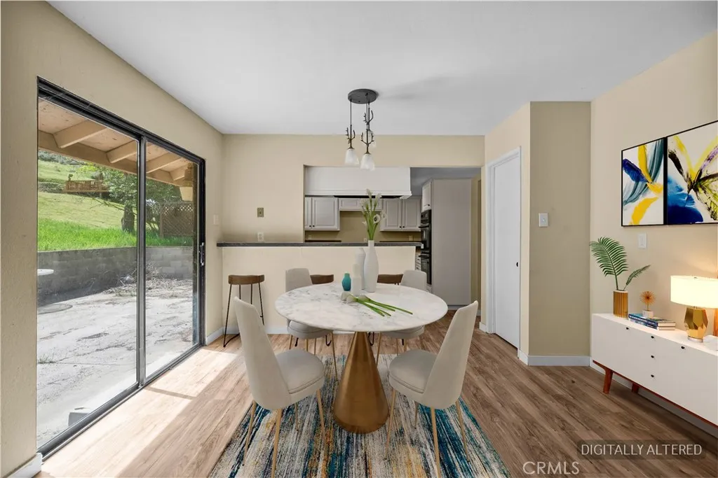 Dining Area Virtually Staged