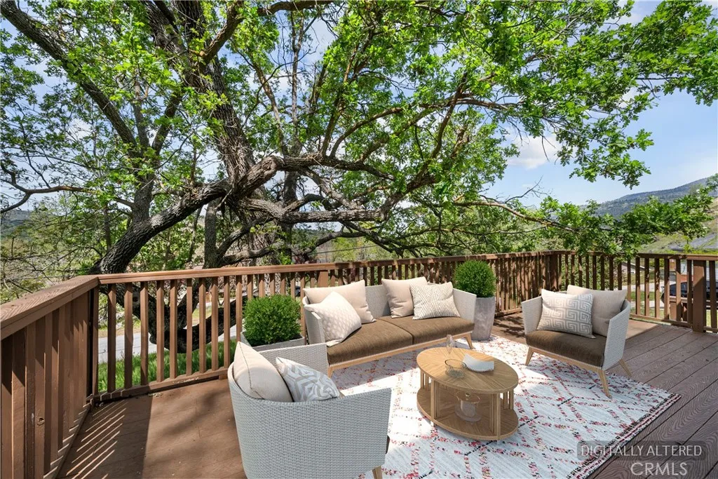 Front Deck Virtually Staged
