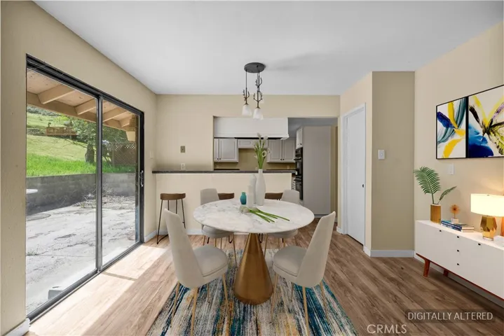 Dining Area Virtually Staged