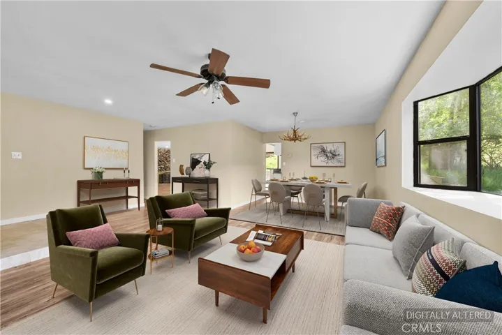 Living Room Virtually Staged