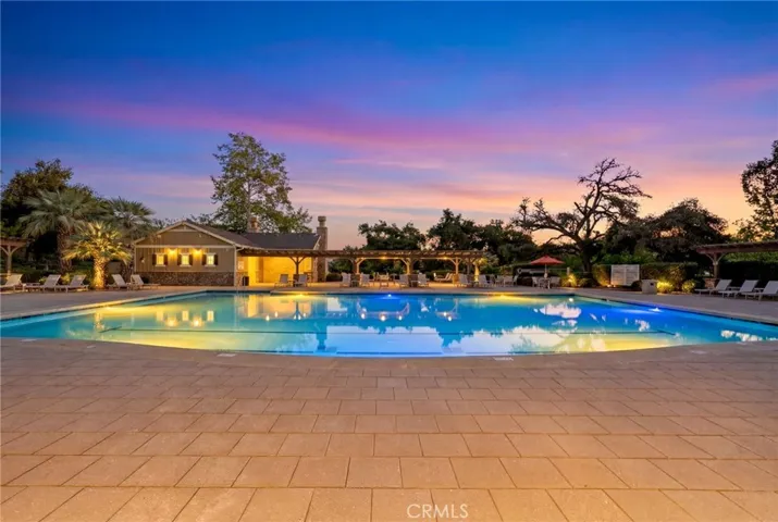 Community pool(digitally enhanced for twilight)