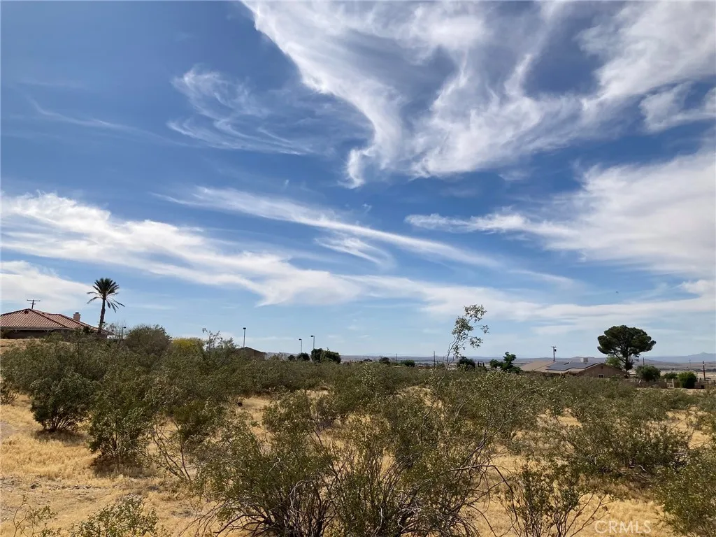 From cement slab looking west