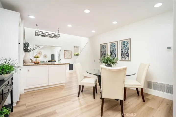 Dining room w/built-in cabinets!