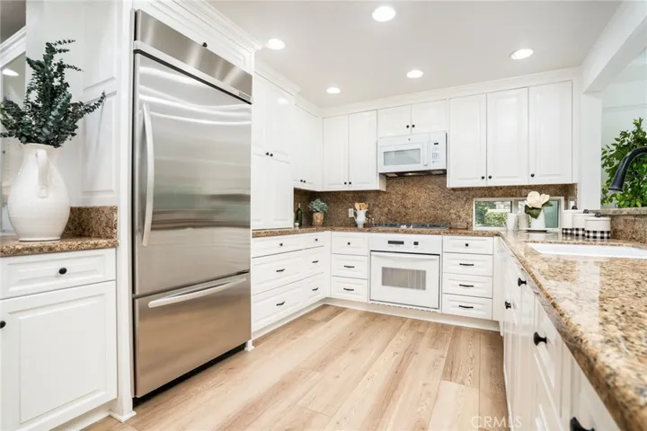 Built-in KitchenAid refrigerator is included!
