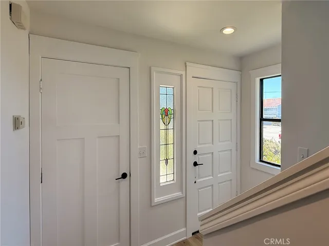 Door on the left leads to the garage.