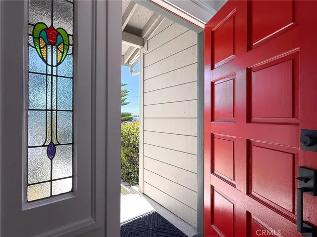 Welcoming entryway.