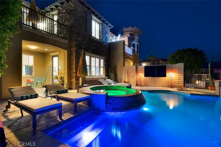 night time view