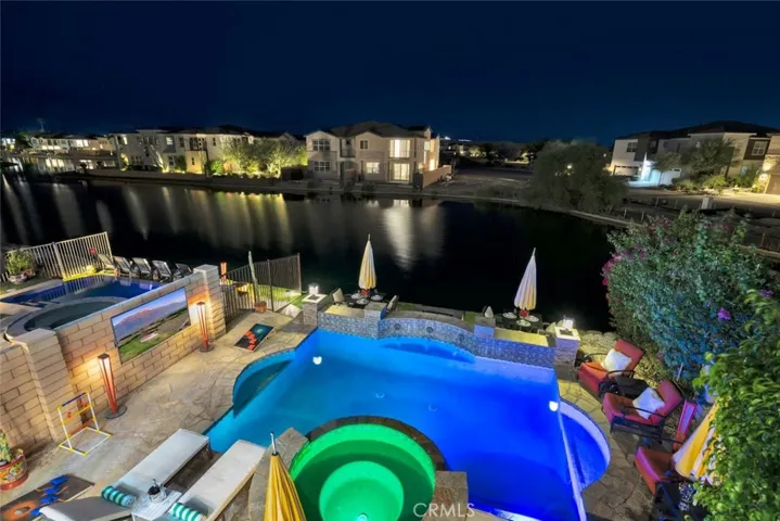 night time view