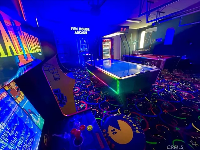 2 car garage converted to arcade
