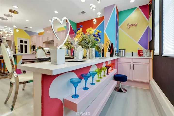 bar area

