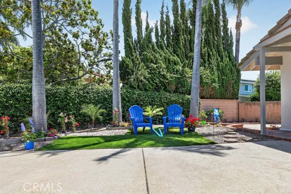 grassy area off pool