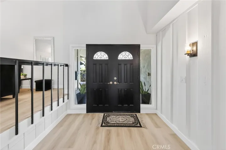 inside front door