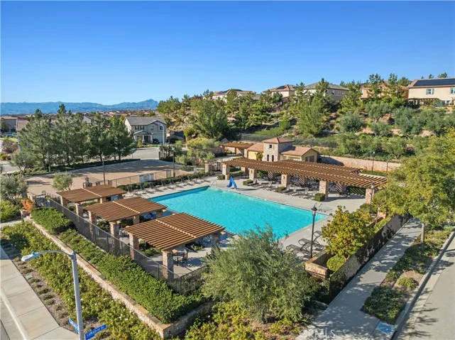 community pool area