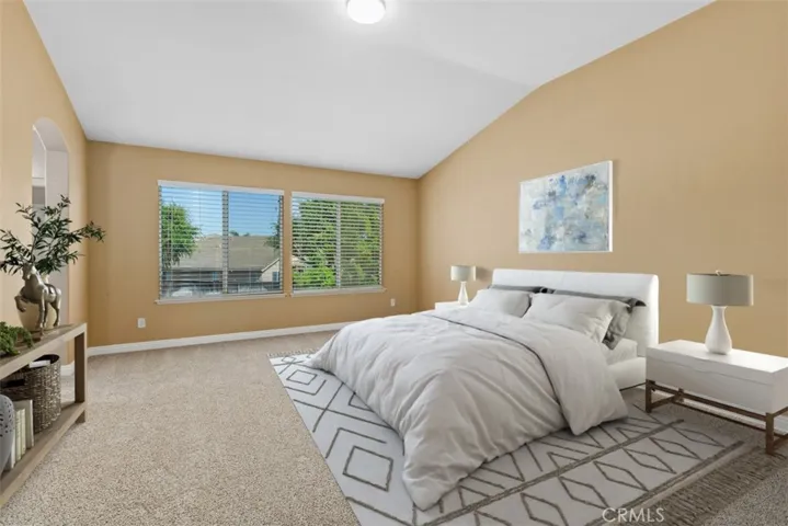 Large Primary Bedroom. This image has been digitally staged for marketing purposes.