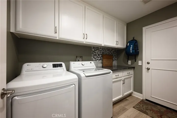 Laundry room located on the first level.