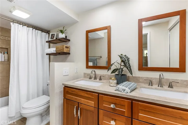 Updated primary suite with additional closet and linen closet