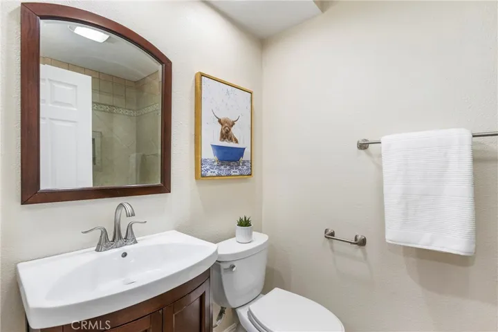 Secondary bathroom with walk in shower