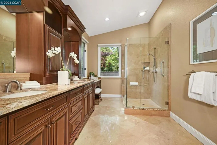 Updated primary bathroom