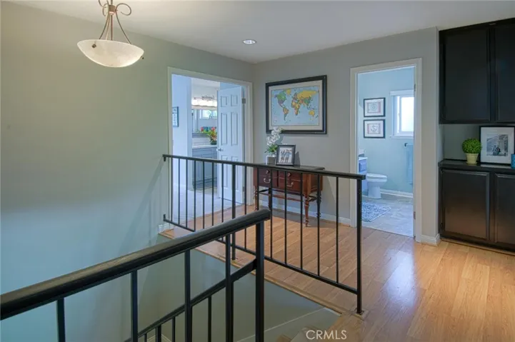 Spacious hallway in this impressive upstairs!
