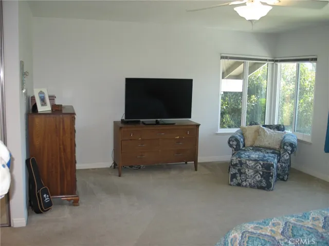Sitting area in primary bedroom