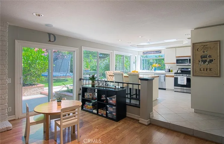 Looking from the Family Room toward kitchen