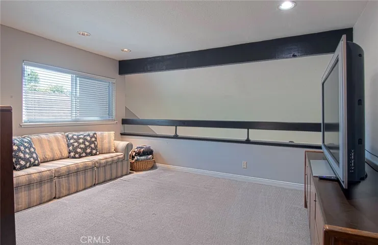 Amazing loft looks down onto the family room!