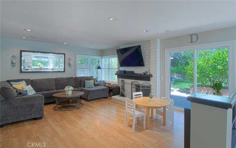 Wide open family room