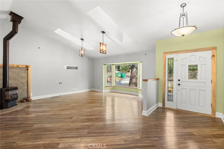 Large open living room.
