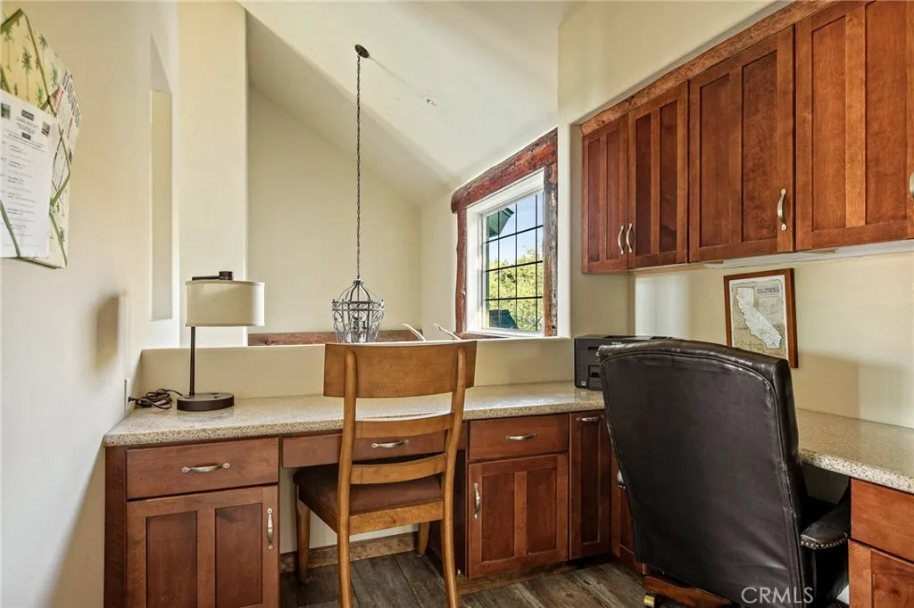 Oversized Office Area Behind the Dining Room